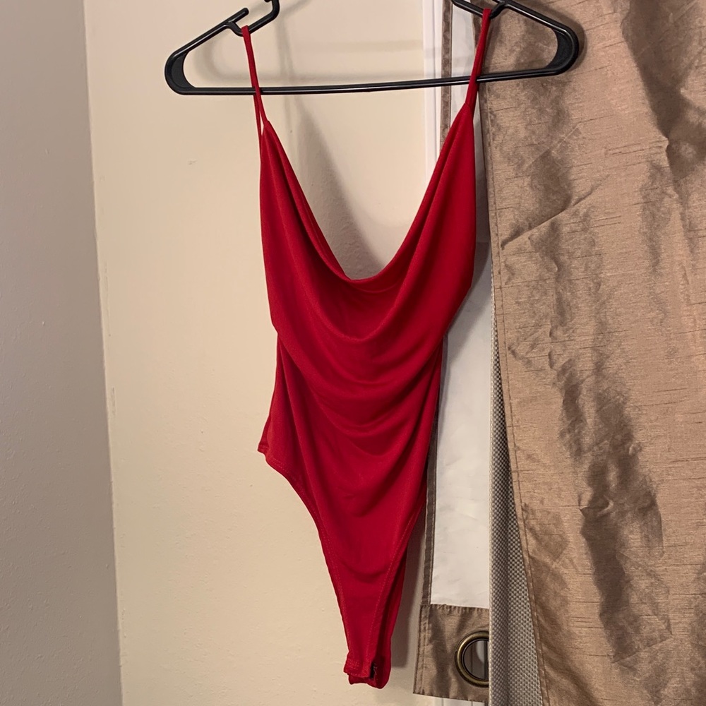 Red Women's Bodysuit